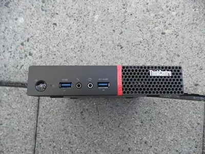 Lenovo ThinkCentre M900 Tiny PC: Model: 10FL-S5A800, Intel Core i5-6500T CPU at 2.5 G, 16 GB Ram, 24...