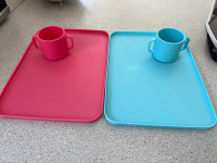 Silicone placements and learning cups for toddlers 