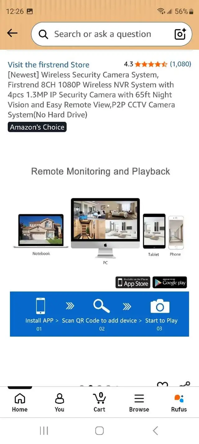 Firstrend security camera system 587819962681927687