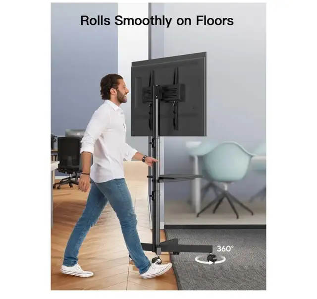 Rolling TV Stand in TV Tables & Entertainment Units in Ottawa - Image 5