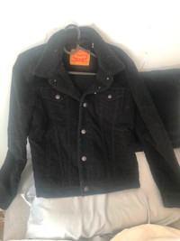 Black corduroy women's  Levi jacket