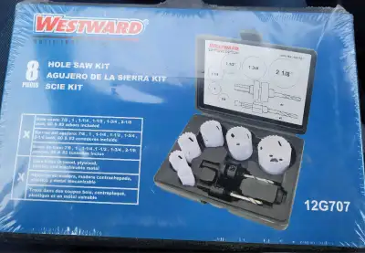 Westward 8 Hole Saw Kit Brand New , View more