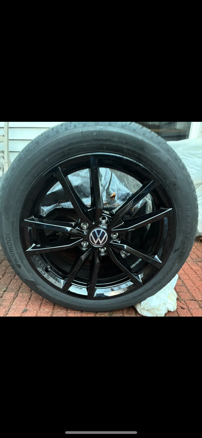 VW GLI NEVER USED 18” stock tires and never used 18” GTI/GLI rims for sale separate or together. Mus...