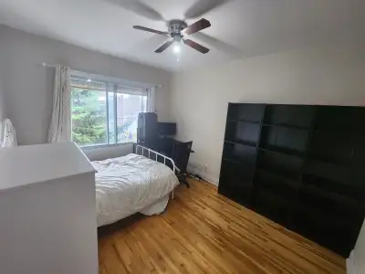 AVAILABLE NOW LONG TERM OR SHORT TERM Spacious room in an apartment. Top Appartement of a duplex On...