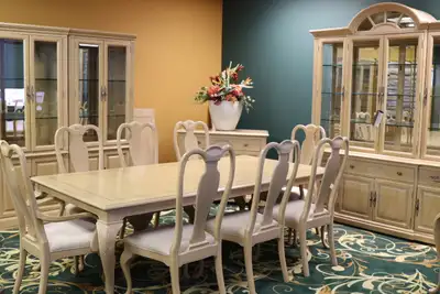 BERNHARDT  ATRIUM COURT DINING SET, View more