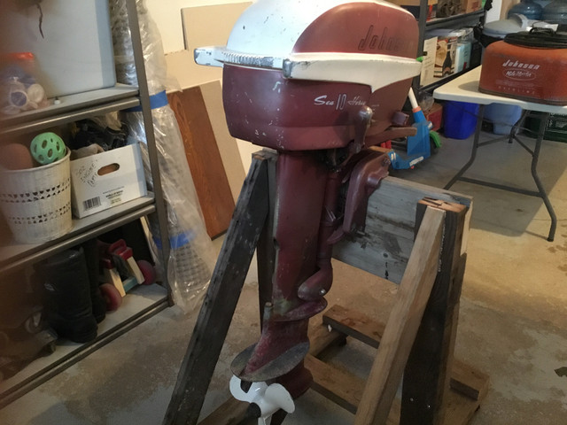 1957 Johnson 10 hp outboard motor in Boat Parts, Trailers & Accessories in Winnipeg - Image 2