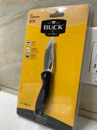 BUCK KINGSMAN FOLDING POCKET KNIFE BRAND NEW NEVER USED