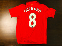 2012-2013 Liverpool Rare Home Jersey – Steven Gerrard #8- Medium