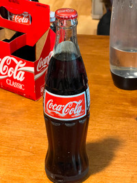 COCA COLA BOTTLE FROM MEXICO COLA SODA DRINK 355 ML
