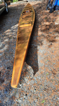Kayak en cèdre fait main 19pi - Hand made 19ft cedar kayak