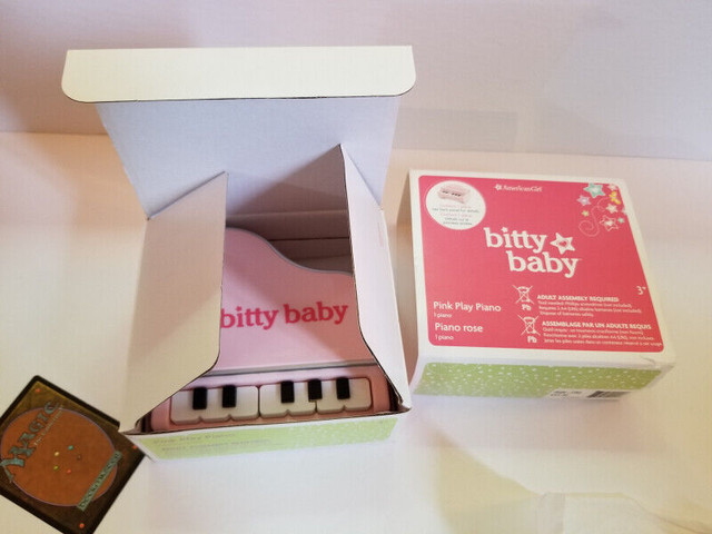 American Girl Bitty Baby Pink Play Piano in Toys & Games in City of Toronto - Image 4