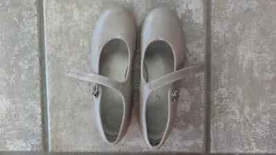 Capezio Tele Tone Tap tap shoes-size 4 1/2 (tan), View more