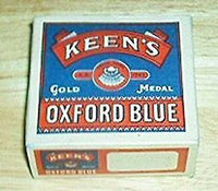 Vintage Keen's Oxford Blue Cubes