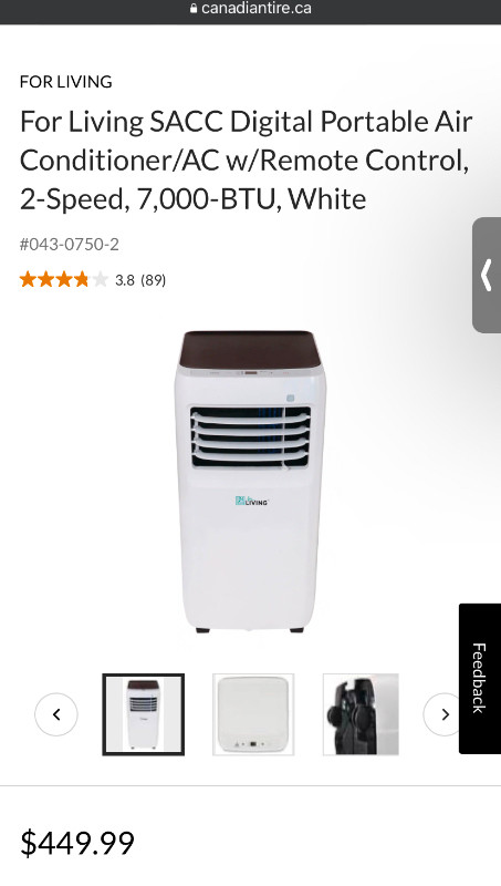 For living portable Air conditioner | Other | St. Catharines | Kijiji