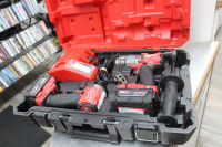 Milwaukee Drill, Impact, 2 Batteries, Charger, Case