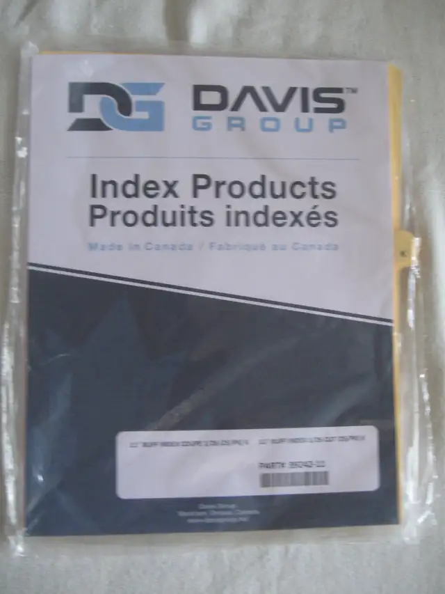 Brand new package of 11" Buff Letter "K" Indexes in Other in City of Halifax - Image 2
