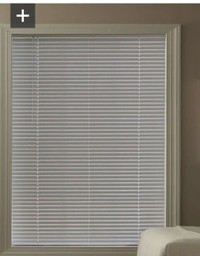 New Hampton Bay Cordless Aluminum Blind White 66-inch x 48-inch 