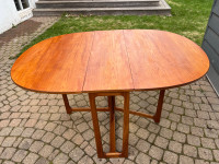 Mid century teak dining table 