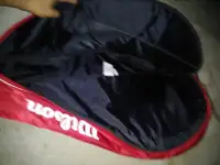 Wilson Federer Team 3 Pack Black/Red Bag