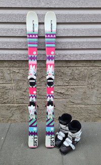 Elan 130cm skis Salomon ski boots 23.5