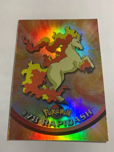 RAPIDASH Holo Foil #78 Pokemon Topps TV Animated Edition, View more