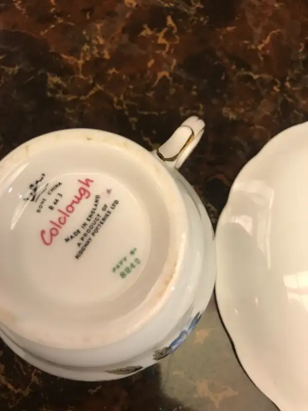 Unique  Bone China-Same pattern, different makers. in Kitchen & Dining Wares in Hamilton - Image 5