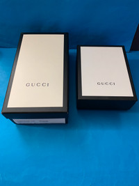 Authentic Gucci Classic BW empty box 1/:shoe $35, 2/6x8.5”$30.