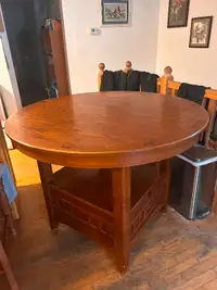 High top table and chairs