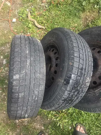Tires in good shape lots of life left in them.