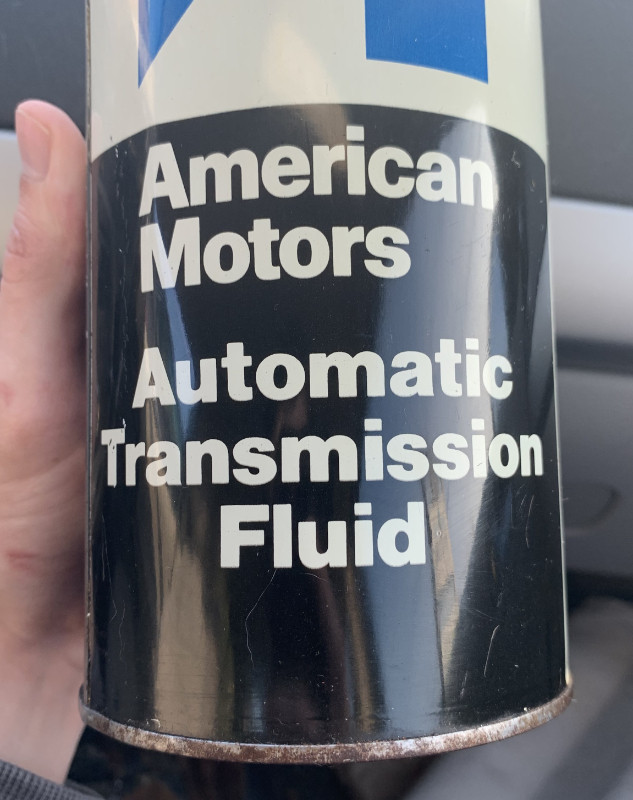 VINTAGE 1960 AMERICAN MOTORS AUTO TRANS FLUID IMPERIAL QUART CAN in Arts & Collectibles in Summerside - Image 3