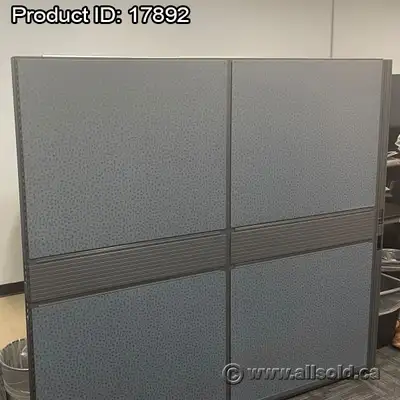 48" Blue Boulevard Cubicle System Divider Wall Panel, View more