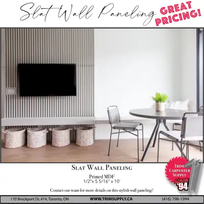 Slat Wall Paneling, View more