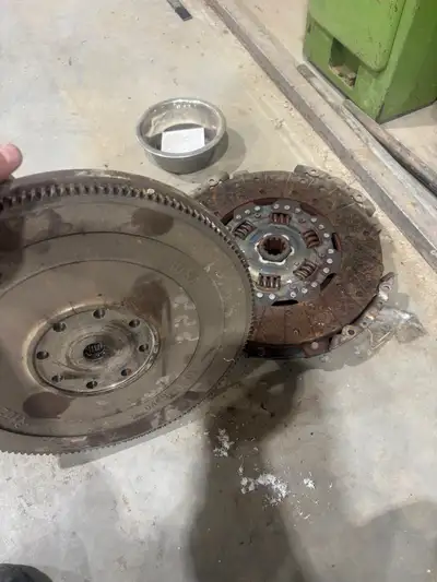 I have a used clutch and flywheel out of a 2003 dodge 3500 with the NV5600. Clutch and flywheel were...