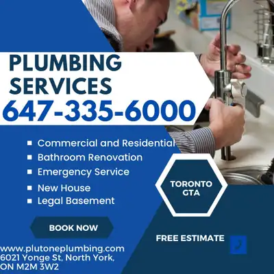 ★LICENSED PLUMBERS★647-335-6000 ALL YOUR PLUMBING REQUIREMENT , View more