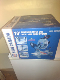 King 10" Compound Miter saw to sell