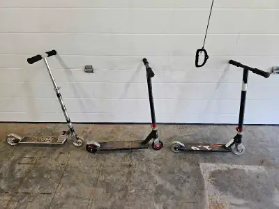 3 youth scooters As seen in the photos. $25 each or all 3 for $70