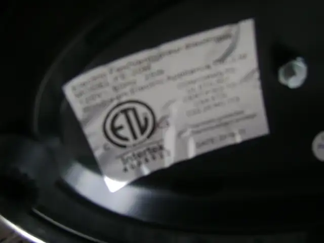 Intertek Electric Tabletop Fan --- Industrial Look in Indoor Lighting & Fans in New Glasgow - Image 7