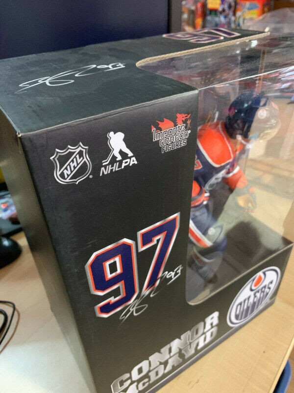 2016/17 NHL Imports Dragon 12" Conner McDavid # 97 Edmonton in Arts & Collectibles in Kingston - Image 3