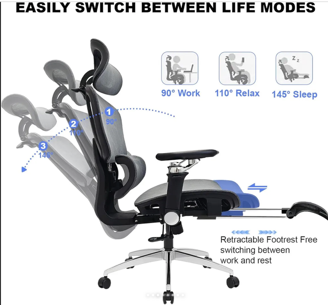 Ergonomic Chair 508 in Chairs & Recliners in Markham / York Region - Image 6