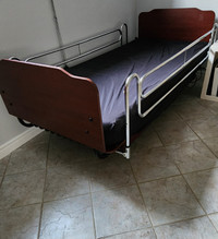 Fully adjustable hospital bed