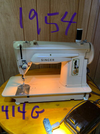 1954 Singer Sewing Machine, 414G, Great Condition, $190