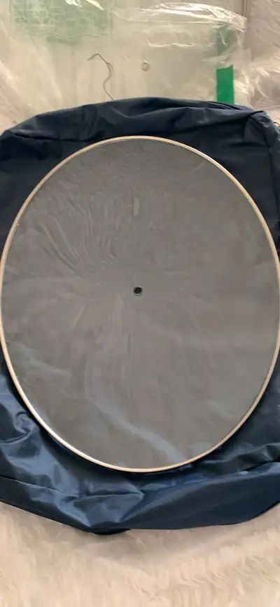 Glass lid for pots and , 13-inch long x 10-inch wide curved oval, View more