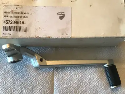 New in box Ducati factory original part rear brake pedal for Monster 696 796 1100 comes with toe rub...