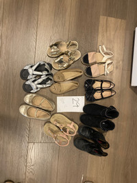 Lot of 9 shoes /boots size 29 size 12 girls 