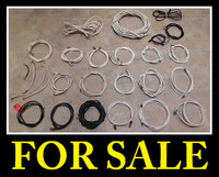 CABLES + WIRES — COAX CABLE For TELEVISION — Only $5, $10 Each!
