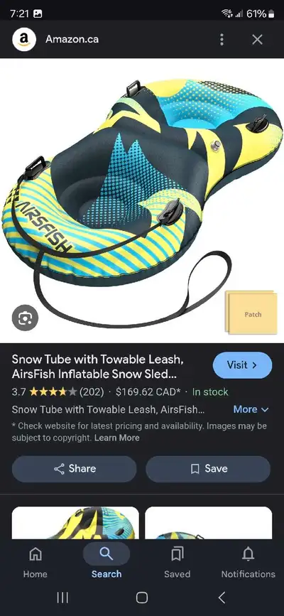 Snow tube, View more