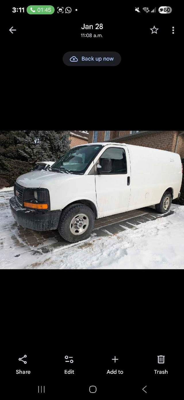 2016 GMC Savana 2500 V8 in Cars & Trucks in Mississauga / Peel Region - Image 2