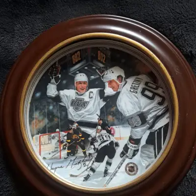 Hello, I have a Wayne Gretzky Historic 802nd Collector's Plate for sale. All details of this plate a...