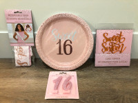 Sweet 16 party supplies