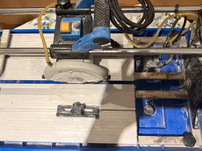 Mastercraft wet tile saw, View more